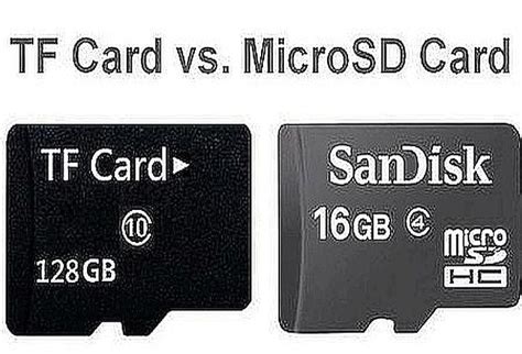 tf card vs micro sd card